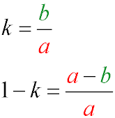 Формула коэффициента сжатия эллипса