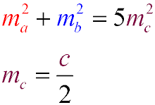 The sum of the squares of the medians drawn to the legs is equal to five times the square of the median drawn to the hypotenuse